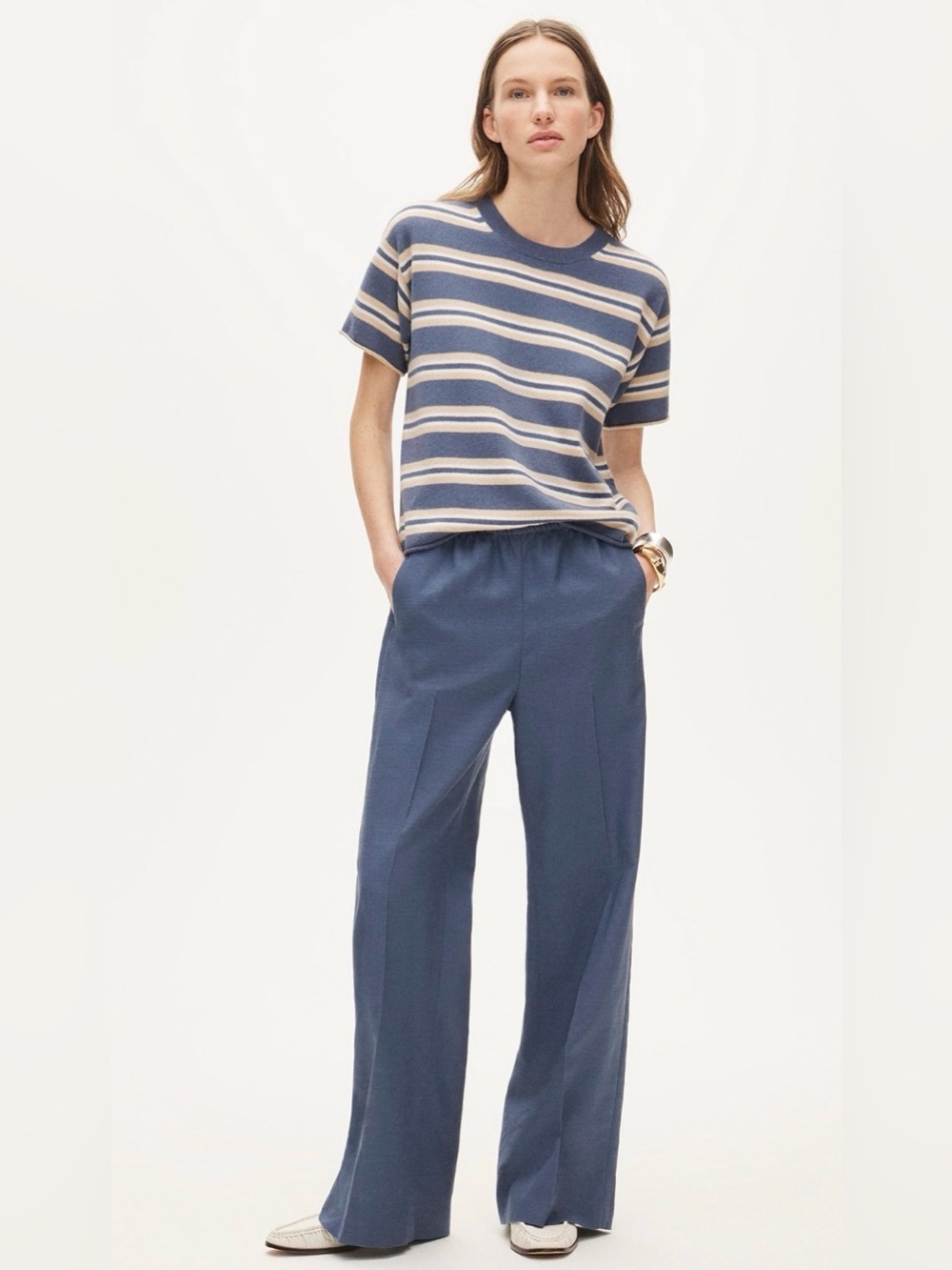 J.Crew Cosmo Pant in Gramercy Linen blend